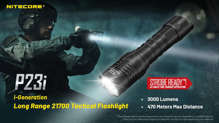 P23i - 3000 lumens - Nitecore Singapore