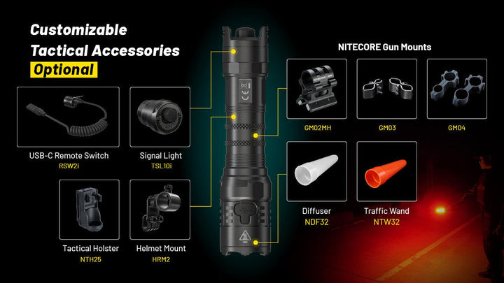 P23i - 3000 lumens - Nitecore Singapore