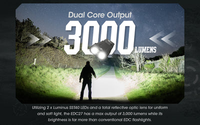 EDC27 - 3000 lumens
