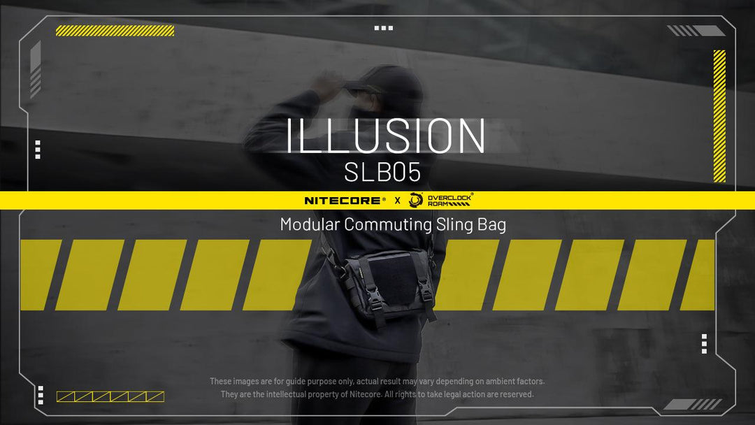 SLB05 Modular Sling Bag - 2L Capacity - Nitecore Singapore