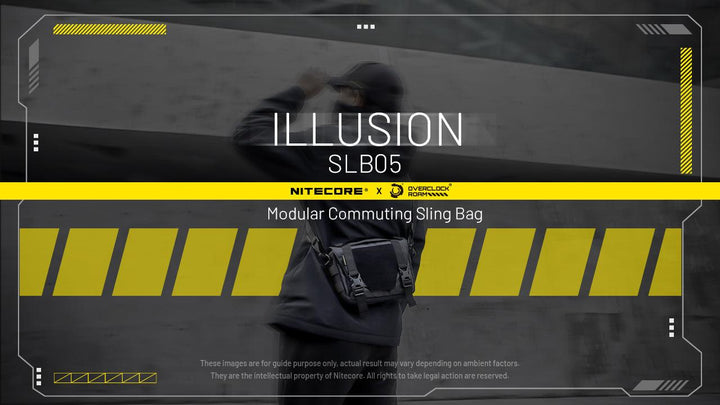 SLB05 Modular Sling Bag - 2L Capacity - Nitecore Singapore