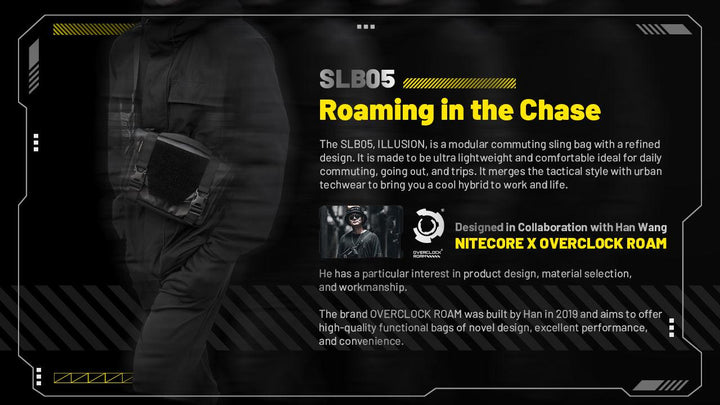 SLB05 Modular Sling Bag - 2L Capacity - Nitecore Singapore