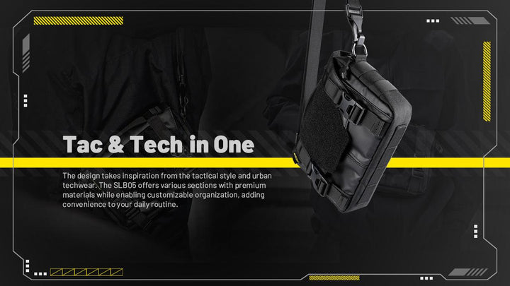 SLB05 Modular Sling Bag - 2L Capacity - Nitecore Singapore