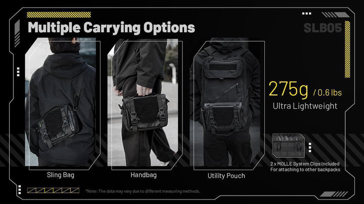 SLB05 Modular Sling Bag - 2L Capacity - Nitecore Singapore