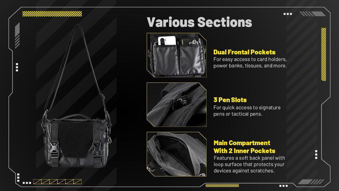 SLB05 Modular Sling Bag - 2L Capacity - Nitecore Singapore