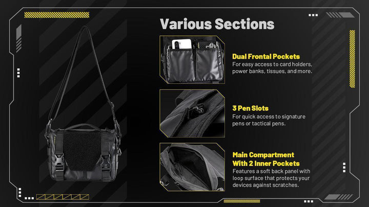 SLB05 Modular Sling Bag - 2L Capacity - Nitecore Singapore