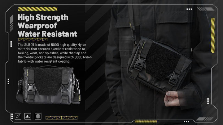 SLB05 Modular Sling Bag - 2L Capacity - Nitecore Singapore