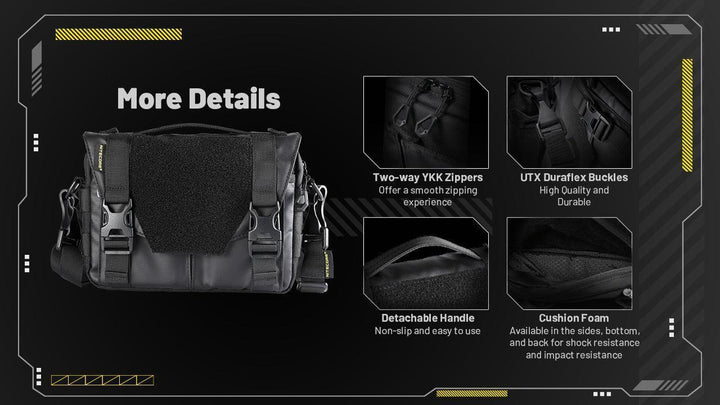 SLB05 Modular Sling Bag - 2L Capacity - Nitecore Singapore