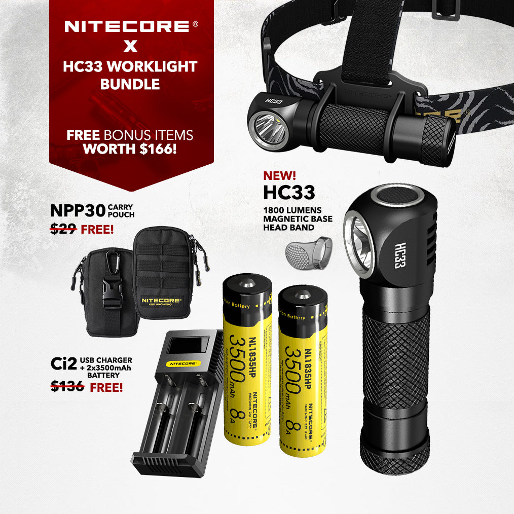 HC33 - 1800 lumens (Bundle)