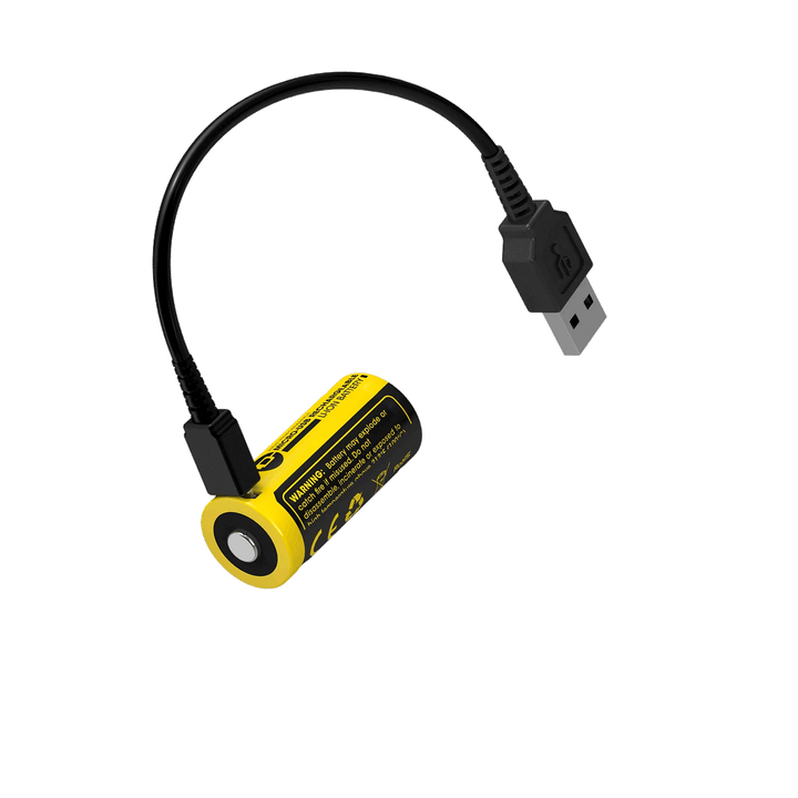 NL1665R (RCR123A - 650mAh - USB)