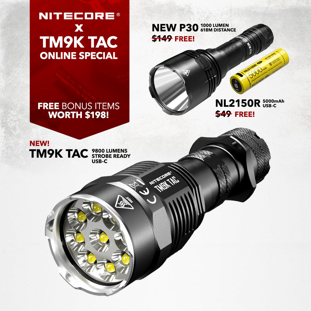 TM9K TAC - 9800 lumens (Bundle)