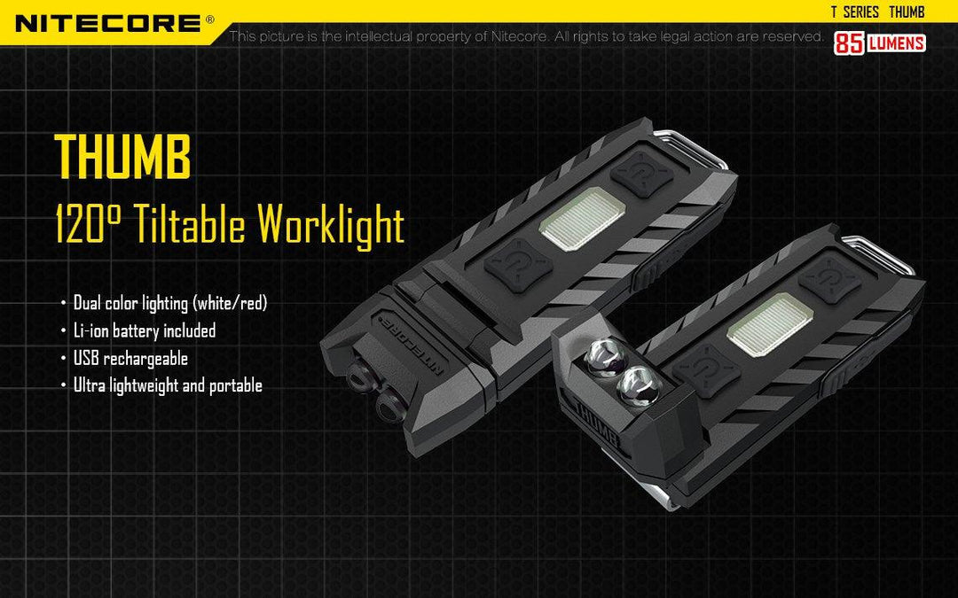 Thumb - 85 lumens - Nitecore Singapore