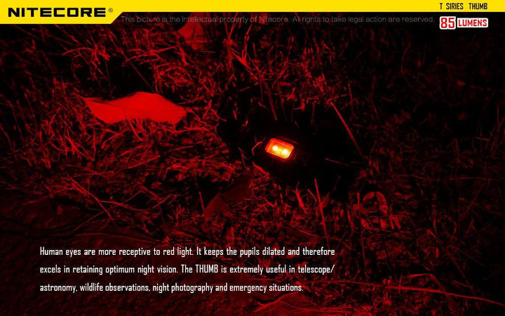 Thumb - 85 lumens - Nitecore Singapore