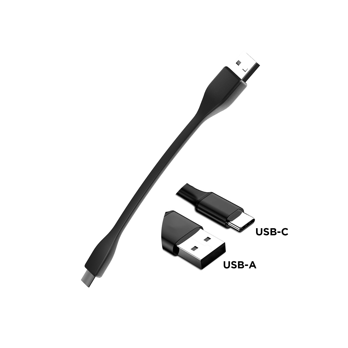 Flexible USB-C to USB-A Cable Stand