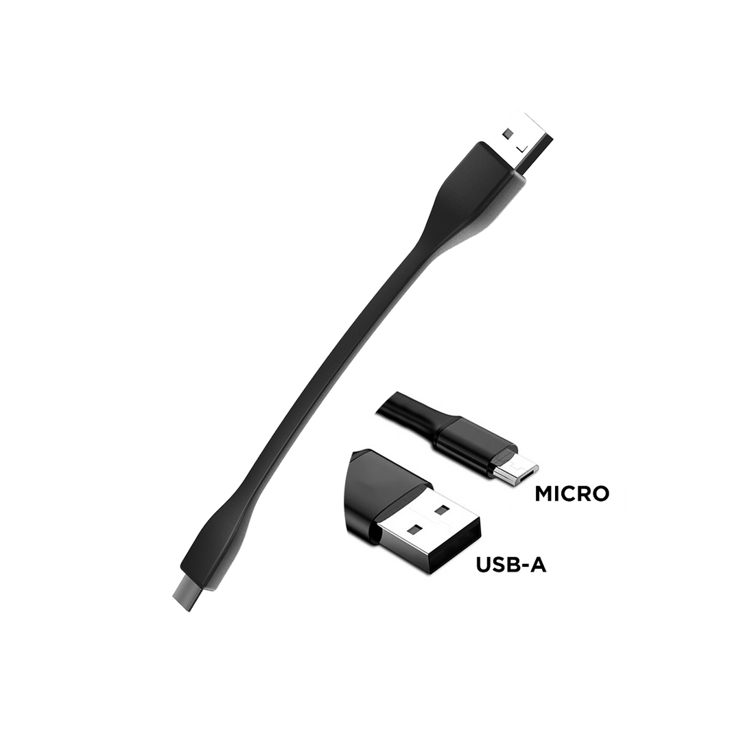 Flexible Micro-USB to USB-A Cable Stand