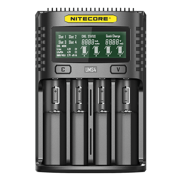 UMS4 Charger - 3A - Nitecore Singapore